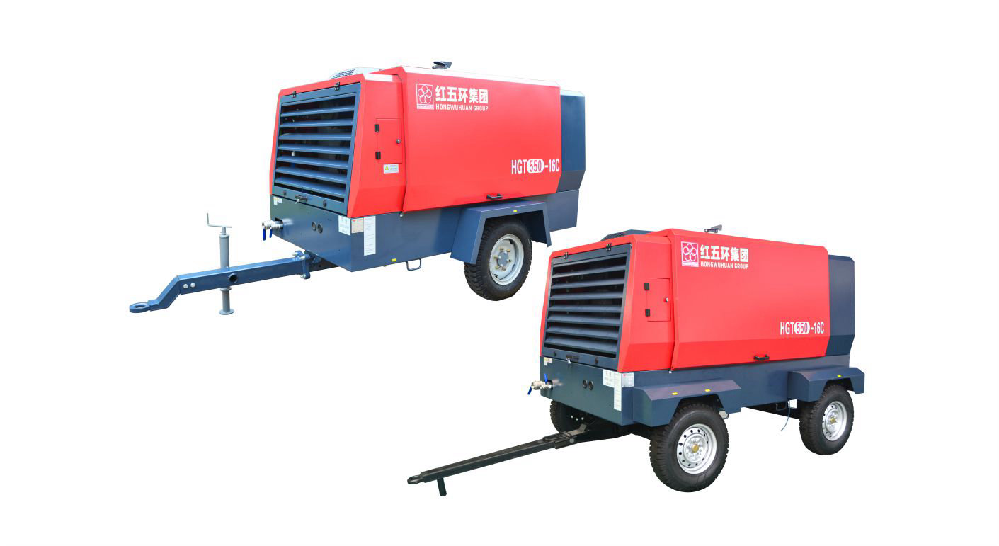 柴驅(qū)-HGT中低壓系列移動空壓機 HGT460、HGT550、柴移