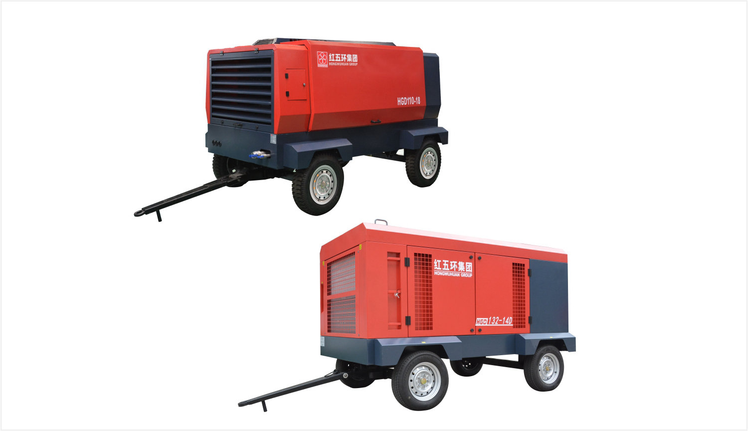 電驅(qū)-HGD中型移動空壓機系列 HGD110、HGD132 電移